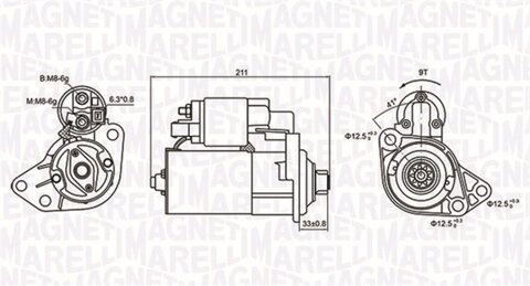 Obrázok Żtartér MAGNETI MARELLI 063721062010