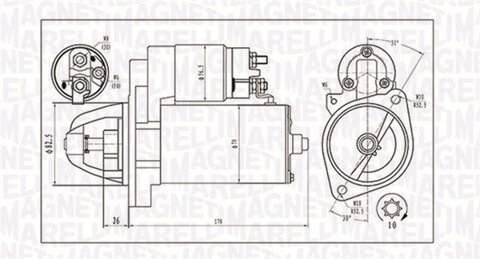 Obrázok Żtartér MAGNETI MARELLI 063721202010