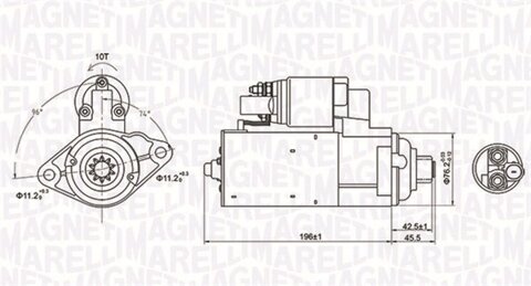 Obrázok Żtartér MAGNETI MARELLI 063721286010