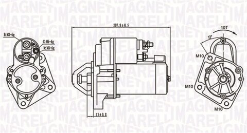 Obrázok Żtartér MAGNETI MARELLI 063721289010