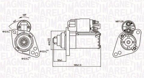 Obrázok Żtartér MAGNETI MARELLI 063721294010