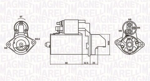 Obrázok Żtartér MAGNETI MARELLI 063721334010