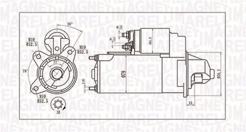 Obrázok Żtartér MAGNETI MARELLI 063721396010