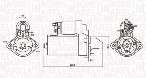 Obrázok Żtartér MAGNETI MARELLI 063721406010