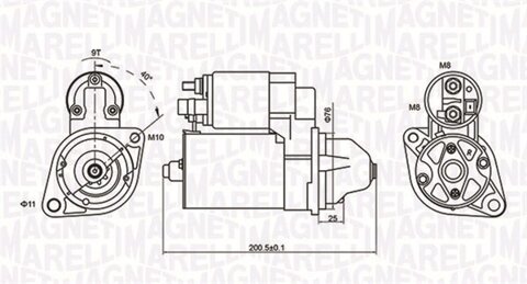 Obrázok Żtartér MAGNETI MARELLI 063721412010