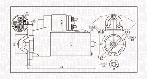 Obrázok Żtartér MAGNETI MARELLI 063720373010