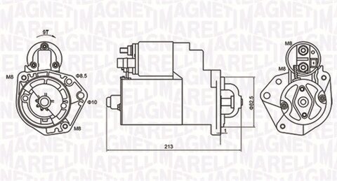 Obrázok Żtartér MAGNETI MARELLI 063720880010