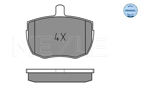 Obrázok Sada brzdových platničiek kotúčovej brzdy MEYLE GERMANY Autoparts AG 025 203 5918