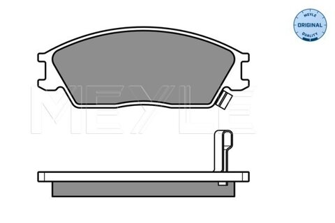 Obrázok Sada brzdových platničiek kotúčovej brzdy MEYLE GERMANY Autoparts AG 025 210 1214/W