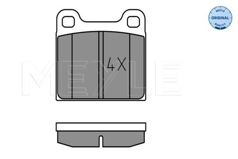 Obrázok Sada brzdových platničiek kotúčovej brzdy MEYLE GERMANY Autoparts AG 025 210 3515