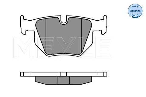 Obrázok Sada brzdových platničiek kotúčovej brzdy MEYLE GERMANY Autoparts AG 025 212 8217