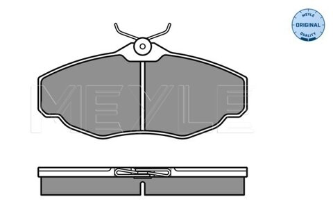 Obrázok Sada brzdových platničiek kotúčovej brzdy MEYLE GERMANY Autoparts AG 025 234 5219