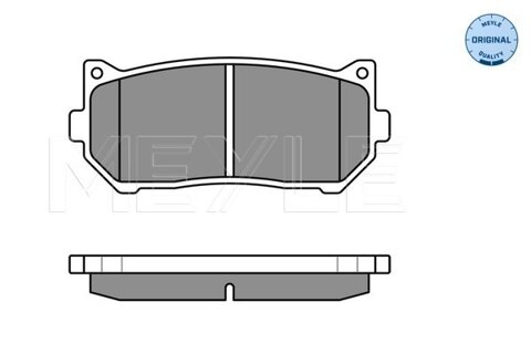 Obrázok Sada brzdových platničiek kotúčovej brzdy MEYLE GERMANY Autoparts AG 025 234 5513/W