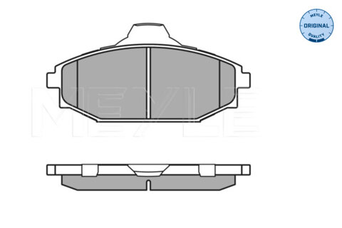 Obrázok Sada brzdových platničiek kotúčovej brzdy MEYLE GERMANY Autoparts AG 025 235 1816/W