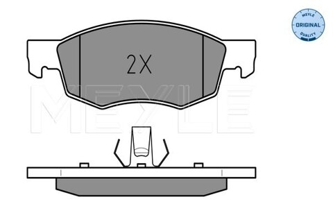 Obrázok Sada brzdových platničiek kotúčovej brzdy MEYLE GERMANY Autoparts AG 025 238 4218