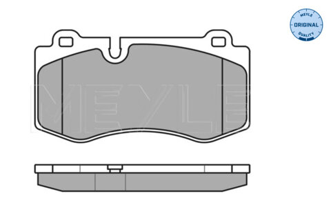 Obrázok Sada brzdových platničiek kotúčovej brzdy MEYLE GERMANY Autoparts AG 025 239 6018