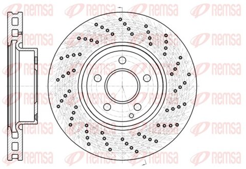 Obrázok Brzdový kotúč REMSA Eurofren Systems, S.L. Madrid 61185.10