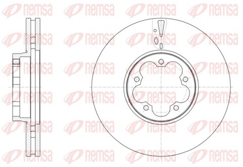 Obrázok Brzdový kotúč REMSA 61568.10