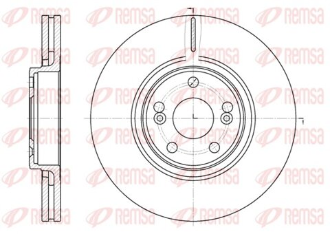 Obrázok Brzdový kotúč REMSA Eurofren Systems, S.L. Madrid 6694.10