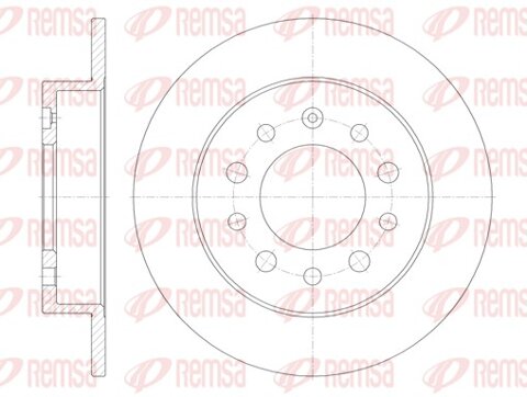 Obrázok Brzdový kotúč REMSA 6762.00