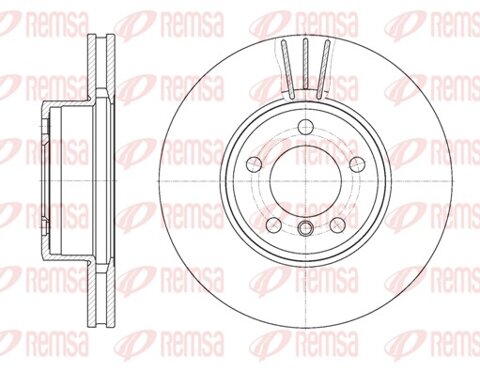 Obrázok Brzdový kotúč REMSA 6867.10