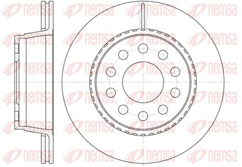 Obrázok Brzdový kotúč REMSA 6930.10