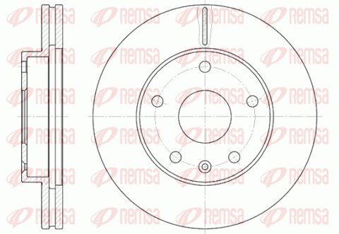 Obrázok Brzdový kotúč REMSA 6960.10