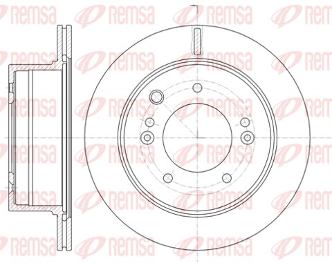 Obrázok Brzdový kotúč REMSA Eurofren Systems, S.L. Madrid 6993.10