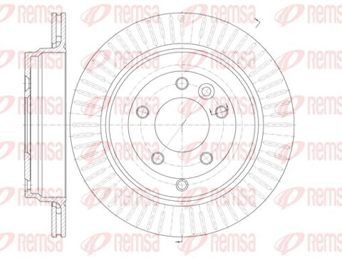 Obrázok Brzdový kotúč REMSA 6995.10