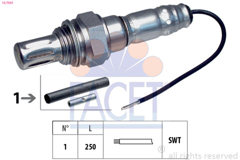 Obrázok Lambda sonda FACET Made in Italy - OE Equivalent 10.7001