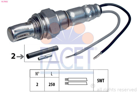 Obrázok Lambda sonda FACET Made in Italy - OE Equivalent 10.7002