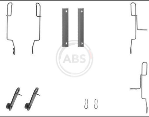 Obrázok Sada príslużenstva oblożenia kotúčovej brzdy A.B.S. ALL BRAKE SYSTEMS BV. 1188Q