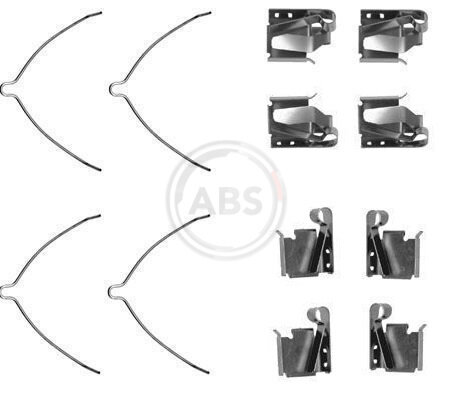 Obrázok Sada príslużenstva oblożenia kotúčovej brzdy A.B.S. ALL BRAKE SYSTEMS BV. 1269Q