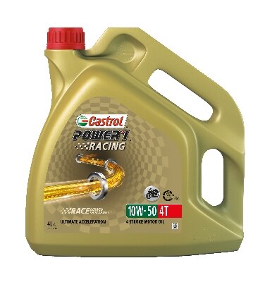 Obrázok Motocyklový olej Castrol POWER1 RACING 4T 10W50 4L