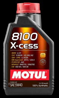 Obrázok MOTUL 8100 X-CESS 5W40 1L 102784