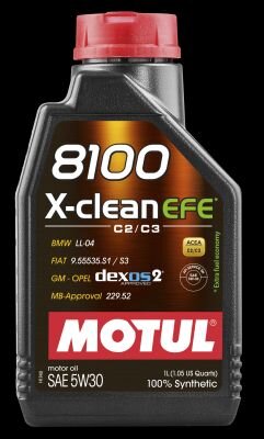 Obrázok Motorový olej MOTUL 8100 X-CLEAN EFE 5W30 107210