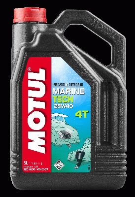 Obrázok Motorový olej MOTUL MARINE TECH 4T 25W40 107716