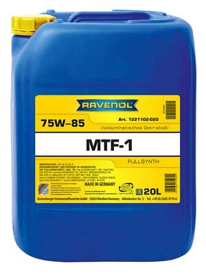 Obrázok Olej do manuálnej prevodovky RAVENOL RAVENOL MTF-1 SAE 75W-85 1221102-020-01-999