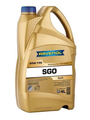 Obrázok RAVENOL Getriebeöl SGO SAE 80W-140 GL-5; 4 L (4014835850040)