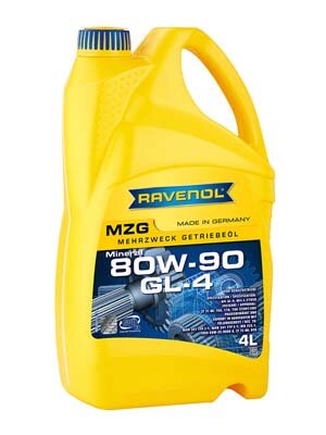 Obrázok RAVENOL Getriebeoel MZG SAE 80W-90 GL 4; 4 L (4014835734692)