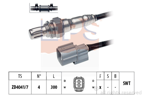 Obrázok Lambda sonda EPS Made in Italy - OE Equivalent 1.997.732