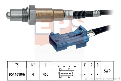 Obrázok Lambda sonda EPS Made in Italy - OE Equivalent 1.998.078