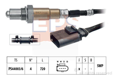 Obrázok Lambda sonda EPS Made in Italy - OE Equivalent 1.998.190