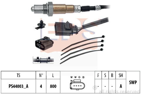 Obrázok Lambda sonda EPS Made in Italy - OE Equivalent 1.998.243