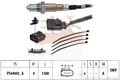 Obrázok Lambda sonda EPS Made in Italy - OE Equivalent 1.998.245