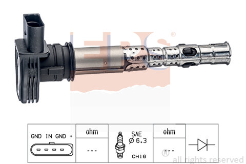 Obrázok Zapaľovacia cievka EPS AUTOMOTIVE  1.970.426