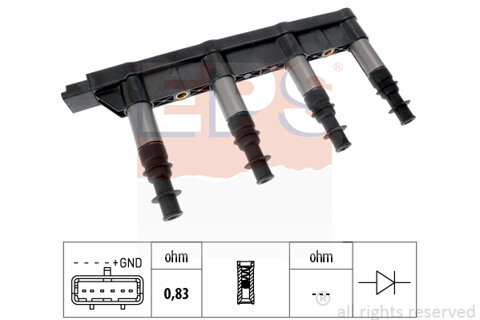 Obrázok Zapaľovacia cievka EPS AUTOMOTIVE  1.970.483