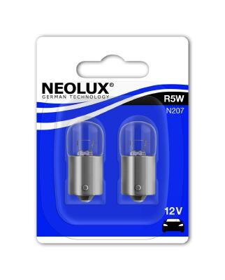 Obrázok NEOLUX NEOLUX autožárovka R5W STANDARD 12V 5W BA15s (Blistr 2ks)